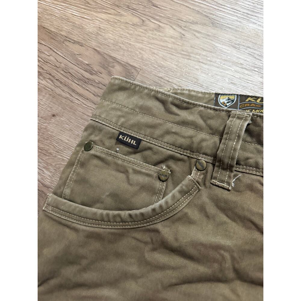 KÜHL Crag Series Outdoor Hiking Work Pants Khaki Stretch Utility 36x30 - Picture 4 of 7